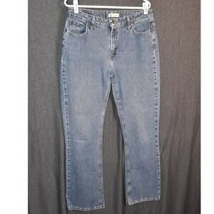 Lee Riders Women's 14 M Boot Cut Blue Denim Jeans Western